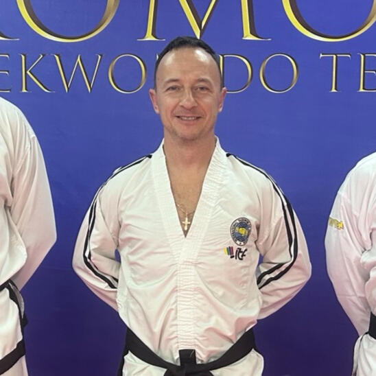 Master Yuriy Gromov Майстор Юрий Громов (VII дан Taekwon-Do ITF) - главен треньор таекуон-до и кикбокс в Бургас и Сарафово и основател на спортен клуб Master Gromov Team.